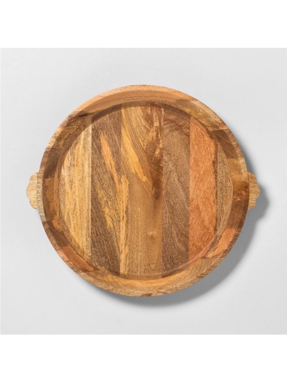 Hearth & Hand™ with Magnolia Oversized Mango Carved Wood Tray NEW